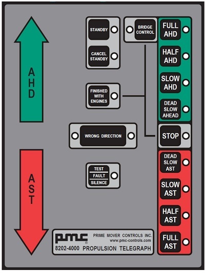 8202-4000 Engine Order Telegraph