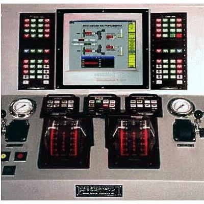 Engineroom console with integrated PMC IMACS