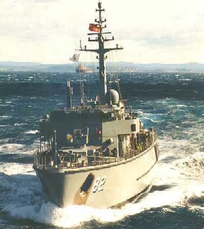 Huon Class Minehunter